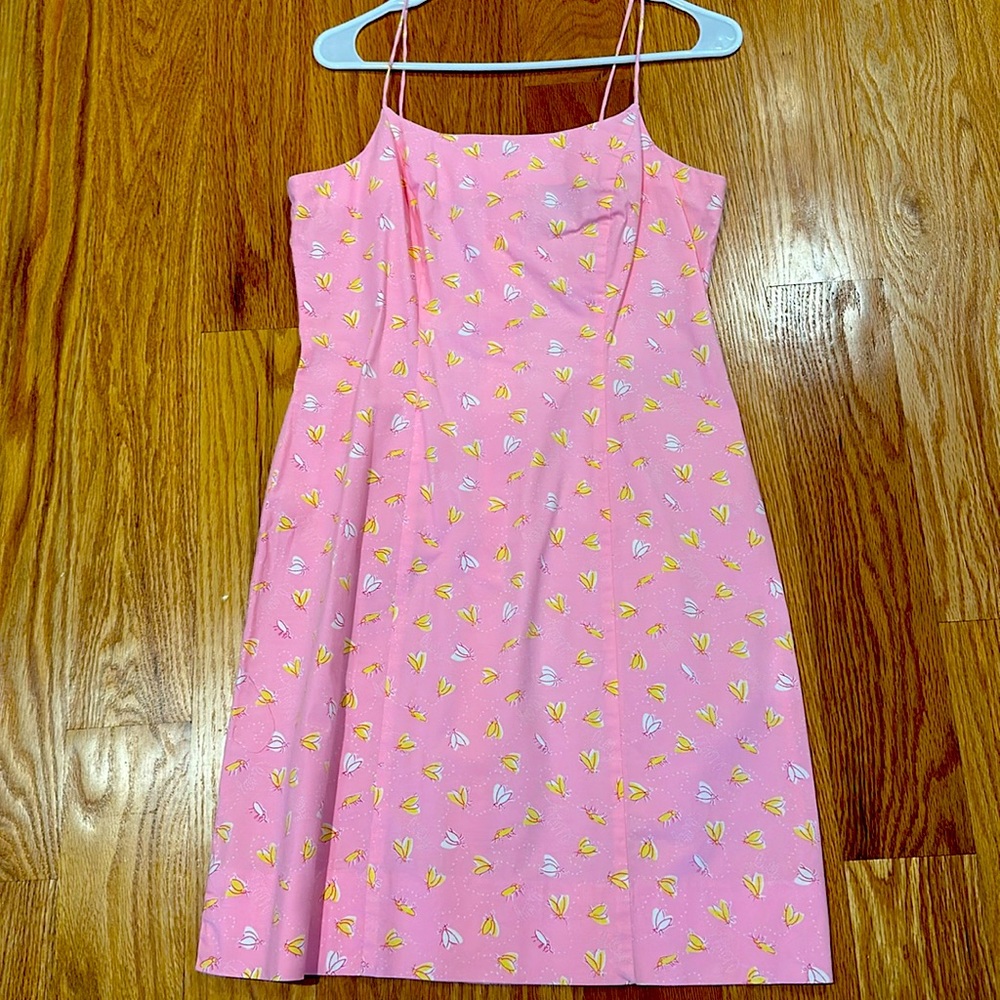 Lilly pulitzer. Thin strap shift dress. Euc. No holes. Zipper perfect.